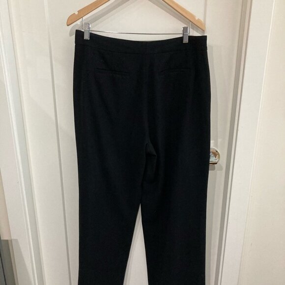 HALSTON Sz 12 Straight Leg Business Dressy Pants with Pockets - Picture 1 of 3